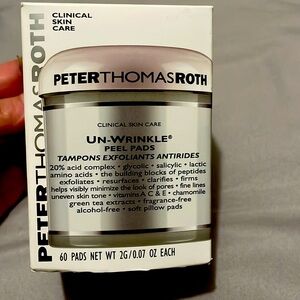 Peter Thomas Roth in-wrinkle peel pads never opened
